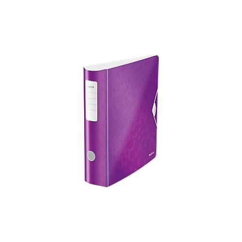 4002432559862 - LEITZ® Ordner Active WOW DIN A4 Rückenbreite 82 mm 5 Stück violett