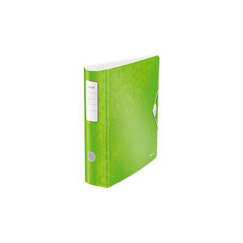 4002432599769 - LEITZ® Ordner Active WOW DIN A4 Rückenbreite 82 mm 5 Stück grün