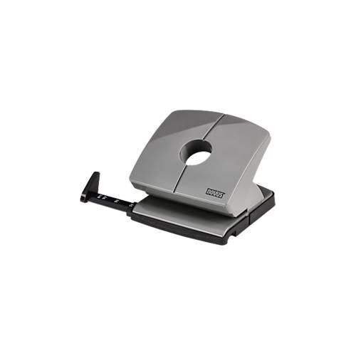 4009729080122 - Locher NOVUS B 220 bis zu 20 Blatt für A4 A5 A6 B5 B6 US 3x8 Folio Anschlagschiene Vollmetall & Kunststoff smart-grey