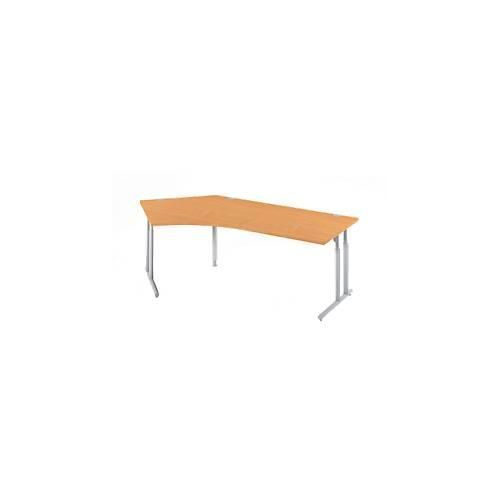 4250510821466 - Select Winkelschreibtisch COMBITEC 135° Winkel links C-Fuß B 2165 x T 800 800 x H 677-817 mm Buche weißalu 4250510821466 - Select Winkelschreibtisch COMBITEC 135° Winkel links C-Fuß B 2165 x T 800 800 x H 677-817 mm Buche weißalu