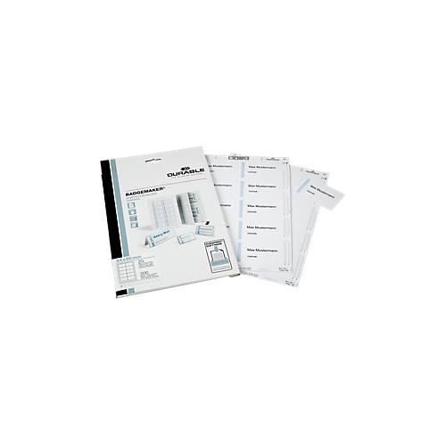 4005546140551 - Namensschilder Etiketten BADGEMAKER weiß 54 x 90mm 4005546140551 145502 200 Stück 4005546140551 - Namensschilder Etiketten BADGEMAKER weiß 54 x 90mm 4005546140551 145502 200 Stück