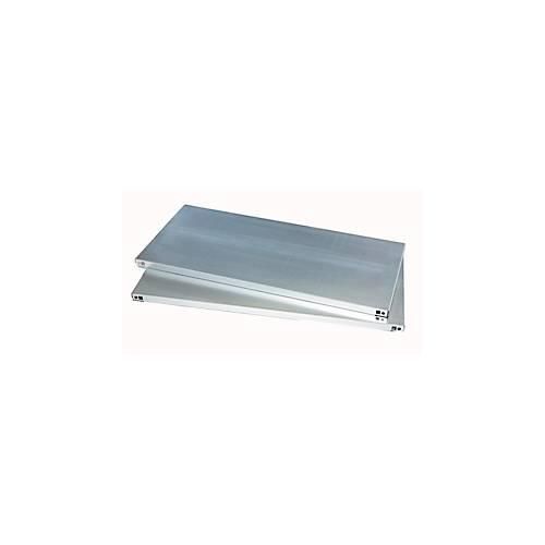 4051273046956 - Fachboden für Materialschränke mit einer Breite von 1200 mm bis 100 kg B 1200 x T 500 mm verzinkter Stahl silber 4051273046956 - Fachboden für Materialschränke mit einer Breite von 1200 mm bis 100 kg B 1200 x T 500 mm verzinkter Stahl silber