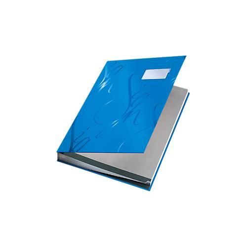 4002432399079 - Unterschriftenmappe Design 5745 A4 Kunststoff blau mit Einsteckschild 18 Fächer 4002432399079 Leitz 4002432399079 - Unterschriftenmappe Design 5745 A4 Kunststoff blau mit Einsteckschild 18 Fächer 4002432399079 Leitz