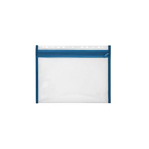4000225048616 - Reißverschlußtasche Velobag PP A4 183x290mm farblos blau 4000225048616 Veloflex 4000225048616 - Reißverschlußtasche Velobag PP A4 183x290mm farblos blau 4000225048616 Veloflex