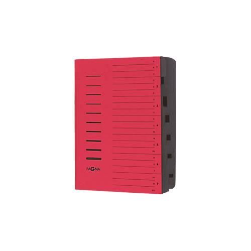 4013951002166 - Ordnungsmappe für DIN A4 7 Fächer Pressspan 5 Stück rot 4013951002166 - Ordnungsmappe für DIN A4 7 Fächer Pressspan 5 Stück rot