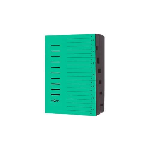4013951002791 - Ordnungsmappe für DIN A4 7 Fächer Pressspan 5 Stück grün 4013951002791 - Ordnungsmappe für DIN A4 7 Fächer Pressspan 5 Stück grün