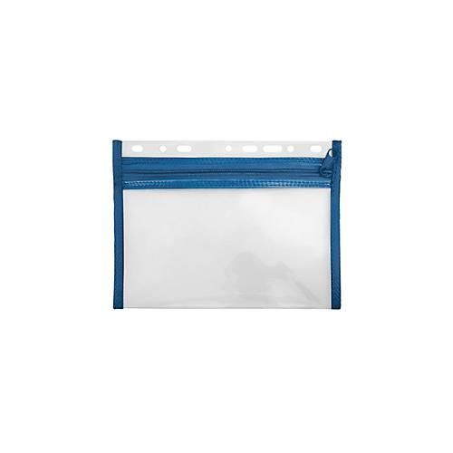 4000225045875 - Reißverschlußtasche Velobag PP A5 110x205mm farblos blau 4000225045875 Veloflex 4000225045875 - Reißverschlußtasche Velobag PP A5 110x205mm farblos blau 4000225045875 Veloflex