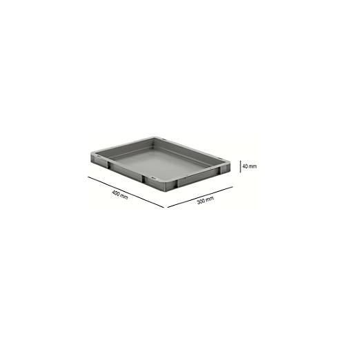 4052939499529 - Euro Box Serie EF 4040 aus PP Inhalt 36 L geschlossene Wände Unterfassgriff grau 4052939499529 - Euro Box Serie EF 4040 aus PP Inhalt 36 L geschlossene Wände Unterfassgriff grau