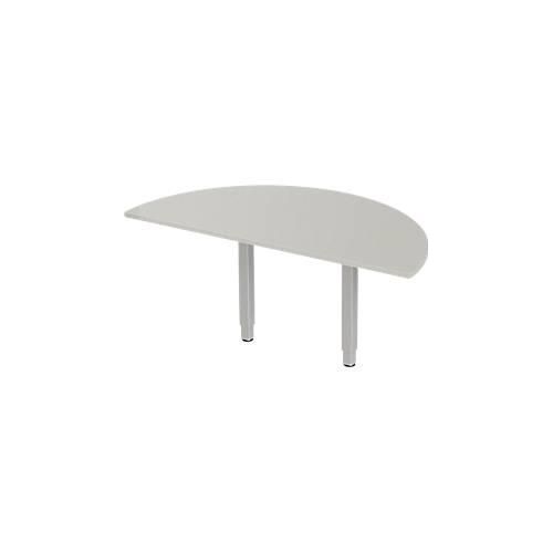 4250510827581 - Select Ansatztisch PLANOVA ERGOSTYLE 1 2 Kreis lichtgrau weißalu 4250510827581 - Select Ansatztisch PLANOVA ERGOSTYLE 1 2 Kreis lichtgrau weißalu