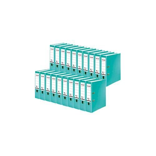 4014481090067 - FALKEN Recycolor Ordner DIN A4 Rückenbreite 80 mm 20 Stück türkis 4014481090067 - FALKEN Recycolor Ordner DIN A4 Rückenbreite 80 mm 20 Stück türkis