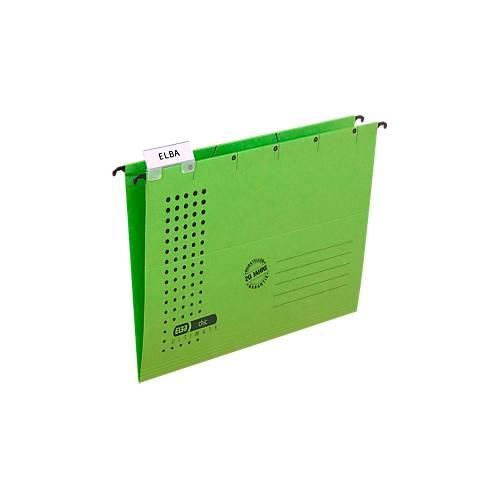 4002030007673 - ELBA chic® ULTIMATE Hängemappen für Formate bis DIN A4 seitlich offen grün