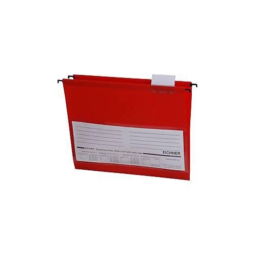 4052301008649 - Eichner Hängetaschen für Formate bis Din A4 PVC 10 Stück rot 4052301008649 - Eichner Hängetaschen für Formate bis Din A4 PVC 10 Stück rot