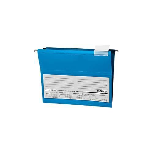 4052301008830 - Eichner Hängetaschen für Formate bis Din A4 PVC 10 Stück blau 4052301008830 - Eichner Hängetaschen für Formate bis Din A4 PVC 10 Stück blau
