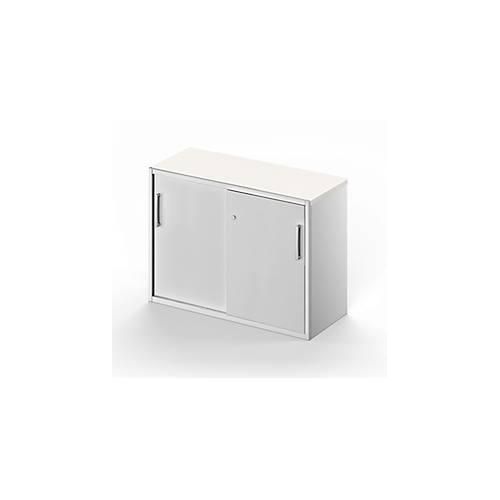 4051273725837 - Genius Beistellschrank TETRIS SOLID 2 OH in Schreibtischhöhe B 1000 mm 25 mm Abdeckplatte weiß 4051273725837 - Genius Beistellschrank TETRIS SOLID 2 OH in Schreibtischhöhe B 1000 mm 25 mm Abdeckplatte weiß