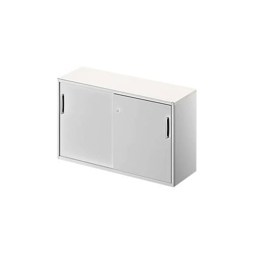 4051273725844 - Genius Beistellschrank TETRIS SOLID 2 OH in Schreibtischhöhe B 1200 mm 25 mm Abdeckplatte weiß 4051273725844 - Genius Beistellschrank TETRIS SOLID 2 OH in Schreibtischhöhe B 1200 mm 25 mm Abdeckplatte weiß