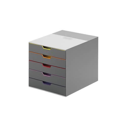 4005546701608 - DURABLE Varicolor Schubladenbox ABS (Acrylnitril-Butadien-Styrol) Mehrfarbig 5 Schübe 292 x 356 x 28 cm 4005546701608 - DURABLE Varicolor Schubladenbox ABS (Acrylnitril-Butadien-Styrol) Mehrfarbig 5 Schübe 292 x 356 x 28 cm
