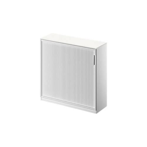 4051273726414 - Genius Querrollladenschrank TETRIS SOLID 3 OH B 1200 mm inkl 19 mm Abdeckplatte weiß weißalu