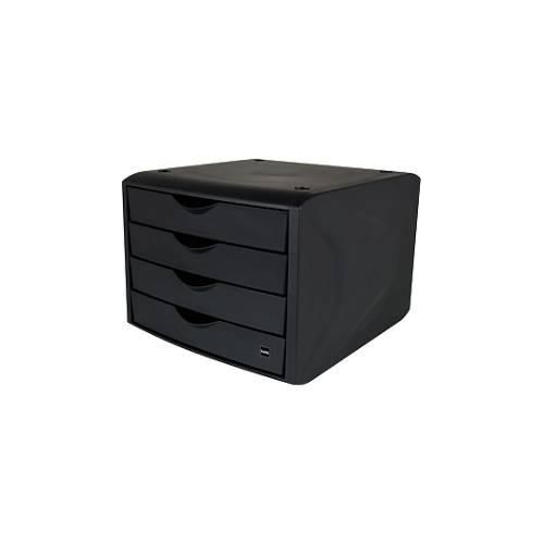 4012086022957 - Schubladenbox mit 4 Schubladen The Green Chameleon A4 Kunststoff Schwarz 265 x 332 x 215 cm 4012086022957 - Schubladenbox mit 4 Schubladen The Green Chameleon A4 Kunststoff Schwarz 265 x 332 x 215 cm