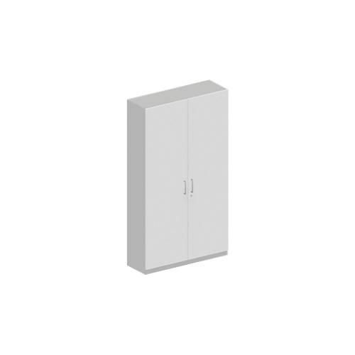 4051273726803 - Genius Garderobenschrank TETRIS SOLID 5 Ordnerhöhen 1 Fachboden Kleiderstange abschließbar B 1200 x T 412 x H 2143 mm weißalu weiß 4051273726803 - Genius Garderobenschrank TETRIS SOLID 5 Ordnerhöhen 1 Fachboden Kleiderstange abschließbar B 1200 x T 412 x H 2143 mm weißalu weiß