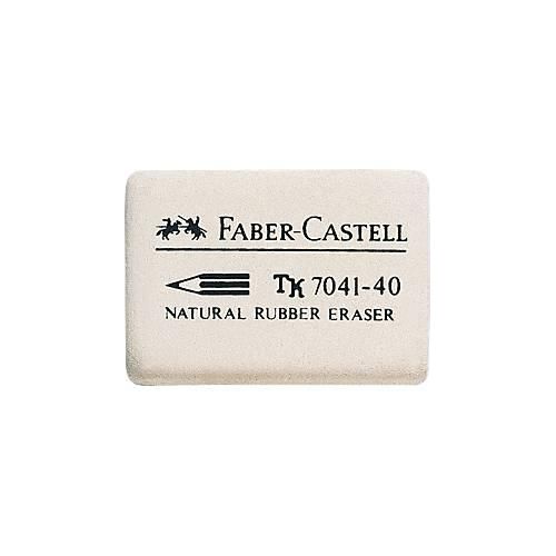 9556089741408 - Faber Castell - Radierer Bleistifte Buntstifte 25 x 07 x 37 cm (b x h x l) Kautschuk weiß