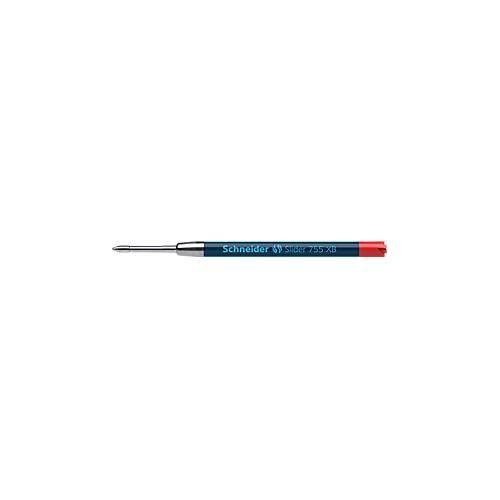 4004675078476 - Großraummine XB SCHNEIDER Slider 755 Strichstärke XB rot 10 Stück 4004675078476 - Großraummine XB SCHNEIDER Slider 755 Strichstärke XB rot 10 Stück