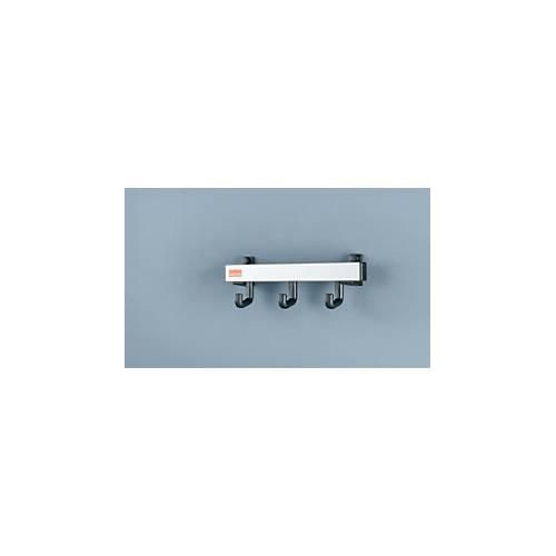 8713147600010 - Wandprofil mit 3 Einzelhaken 8713147600010 - Wandprofil mit 3 Einzelhaken
