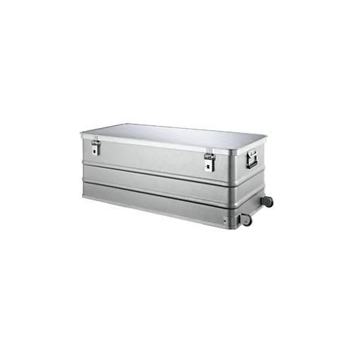 4260257920810 - Rechteckbehälter mit Rollen Alu-Dekor 150 l 4260257920810 - Rechteckbehälter mit Rollen Alu-Dekor 150 l