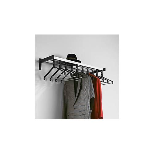 8713147600454 - Wandgarderobe 10 Kleiderbügel Hutablage 8713147600454 - Wandgarderobe 10 Kleiderbügel Hutablage