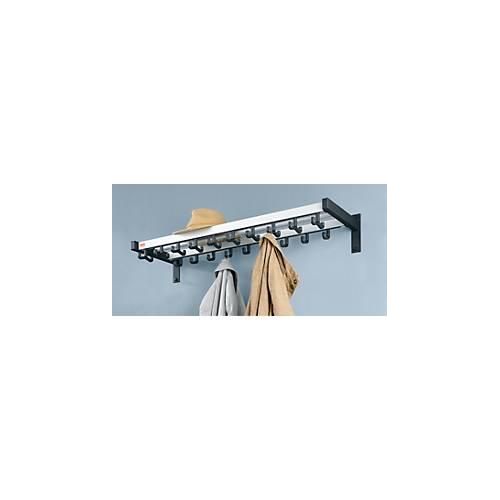 8713147601598 - Wandgarderobe 10 Doppel- 9 Einzelhaken Hutablage