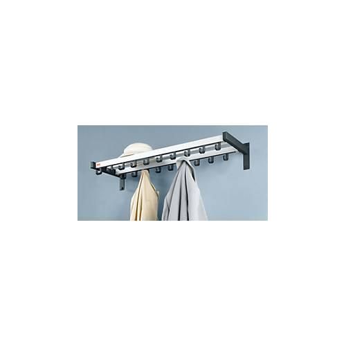 8713147601239 - Wandgarderobe 19 Einzelhaken Hutablage