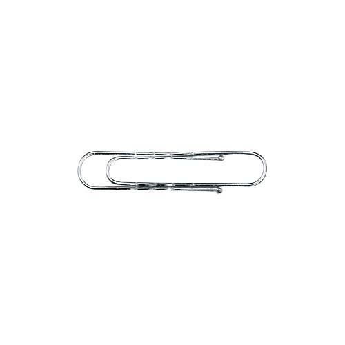 4007735022624 - Büroklammer ® gewellt runde Form mit Kugelenden 77mm Metall verzinkt silber 100 St Pack 4007735022624 - Büroklammer ® gewellt runde Form mit Kugelenden 77mm Metall verzinkt silber 100 St Pack