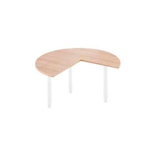 4250510835968 - Ansatztisch Ø 1400 mm Kirsche Romana-Dekor weiß