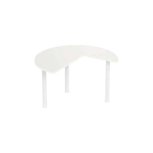 4250510835975 - Ansatztisch Ø 1400 mm weiß weiß 4250510835975 - Ansatztisch Ø 1400 mm weiß weiß