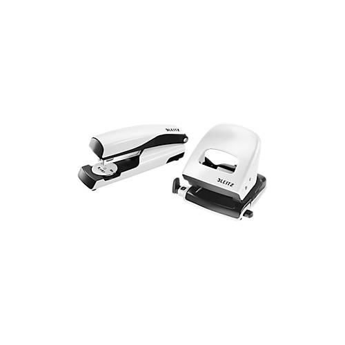 4250510870150 - LEITZ® Bürolocher + Tischheftgerät Wow SET perlweiß