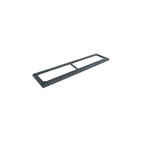 4051273783097 - Genius Stahlsockel TETRIS WOOD für Regale Schränke B 1600 mm anthrazit