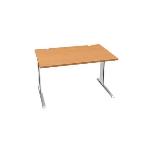 4250510837221 - Pure Schreibtisch PLANOVA BASIC Rechteck C-Fuß B 1200 x T 800 x H 717 mm Buche weiß + Kabelkanal 4250510837221 - Pure Schreibtisch PLANOVA BASIC Rechteck C-Fuß B 1200 x T 800 x H 717 mm Buche weiß + Kabelkanal
