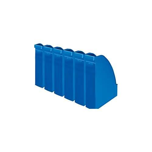 4002432514410 - LEITZ® Stehsammler 2476 Rückenbreite 70 mm Polystyrol 6 Stück blau