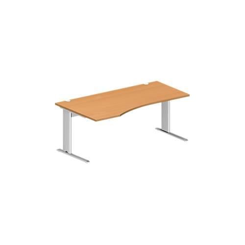 4250510837528 - Pure Schreibtisch PLANOVA BASIC Freiform Ansatz links C-Fuß B 1800 x T 1000 800 x H 717 mm Buche weiß + Kabelkanal 4250510837528 - Pure Schreibtisch PLANOVA BASIC Freiform Ansatz links C-Fuß B 1800 x T 1000 800 x H 717 mm Buche weiß + Kabelkanal