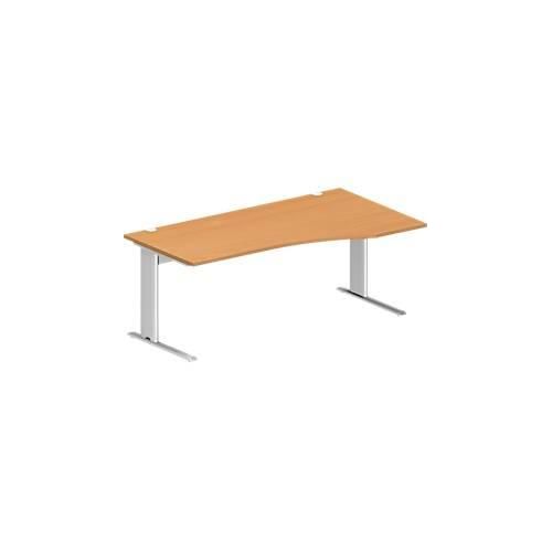 4250510837627 - Pure Schreibtisch PLANOVA BASIC Freiform Ansatz rechts C-Fuß B 1800 x T 1000 800 x H 717 mm Buche weiß + Kabelkanal 4250510837627 - Pure Schreibtisch PLANOVA BASIC Freiform Ansatz rechts C-Fuß B 1800 x T 1000 800 x H 717 mm Buche weiß + Kabelkanal