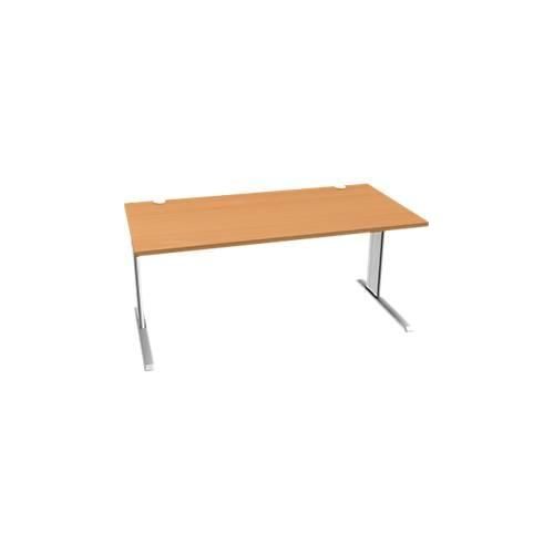 4250510936528 - Pure Schreibtisch PLANOVA BASIC Rechteck C-Fuß B 1600 x T 800 x H 717 mm Buche weiß + Kabelkanal 4250510936528 - Pure Schreibtisch PLANOVA BASIC Rechteck C-Fuß B 1600 x T 800 x H 717 mm Buche weiß + Kabelkanal