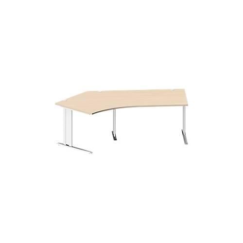 4250510838181 - Pure Winkelschreibtisch PLANOVA BASIC 135° Winkel links C-Fuß B 2165 x T 800 800 x H 717 mm Ahorn weiß + Kabelkanal 4250510838181 - Pure Winkelschreibtisch PLANOVA BASIC 135° Winkel links C-Fuß B 2165 x T 800 800 x H 717 mm Ahorn weiß + Kabelkanal