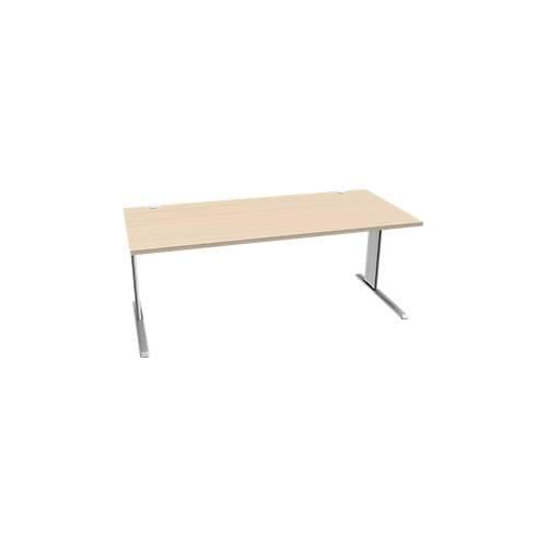 4250510936573 - Pure Schreibtisch PLANOVA BASIC Rechteck C-Fuß B 1800 x T 800 x H 717 mm Ahorn weißaluminium + Kabelkanal 4250510936573 - Pure Schreibtisch PLANOVA BASIC Rechteck C-Fuß B 1800 x T 800 x H 717 mm Ahorn weißaluminium + Kabelkanal