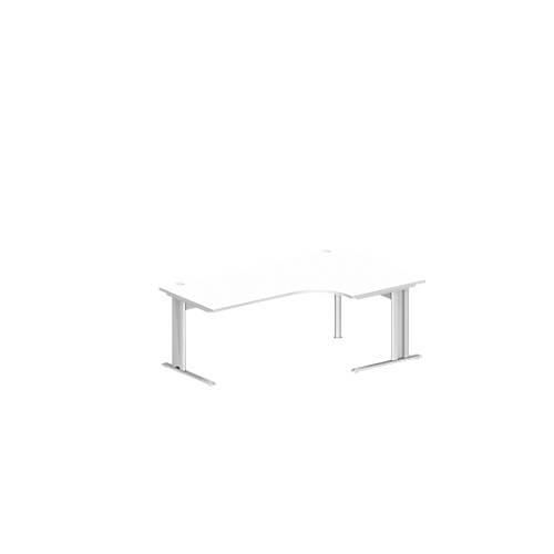 4250510838044 - Pure Winkelschreibtisch PLANOVA BASIC 90° Winkel rechts C-Fuß B 2000 x T 1200 800 x H 717 mm weiß + Kabelkanal 4250510838044 - Pure Winkelschreibtisch PLANOVA BASIC 90° Winkel rechts C-Fuß B 2000 x T 1200 800 x H 717 mm weiß + Kabelkanal