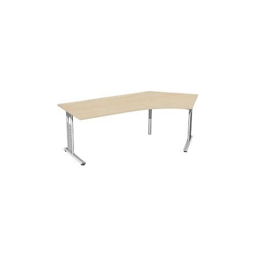 4038933055664 - Winkelschreibtisch 135° ALICANTE C-Fuß Ansatz rechts B 2166 x T 800 x H 680-820 mm Ahorn-Dekor 4038933055664 - Winkelschreibtisch 135° ALICANTE C-Fuß Ansatz rechts B 2166 x T 800 x H 680-820 mm Ahorn-Dekor