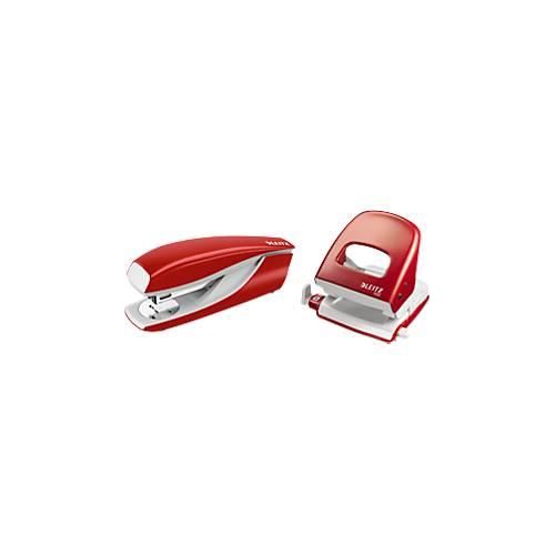 4250510870310 - LEITZ® Bürolocher + Tischheftgerät SET rot 4250510870310 - LEITZ® Bürolocher + Tischheftgerät SET rot