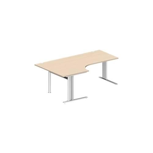 4250510837900 - Pure Winkelschreibtisch PLANOVA BASIC 90° Winkel links C-Fuß B 2000 x T 1200 800 x H 717 mm Ahorn weiß + Kabelkanal 4250510837900 - Pure Winkelschreibtisch PLANOVA BASIC 90° Winkel links C-Fuß B 2000 x T 1200 800 x H 717 mm Ahorn weiß + Kabelkanal