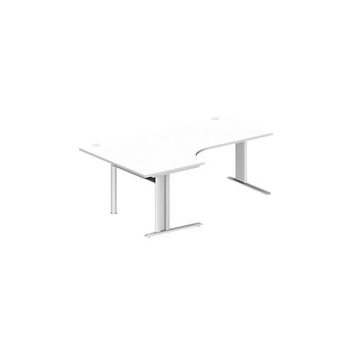 4250510837948 - Pure Winkelschreibtisch PLANOVA BASIC 90° Winkel links C-Fuß B 2000 x T 1200 800 x H 717 mm weiß + Kabelkanal 4250510837948 - Pure Winkelschreibtisch PLANOVA BASIC 90° Winkel links C-Fuß B 2000 x T 1200 800 x H 717 mm weiß + Kabelkanal