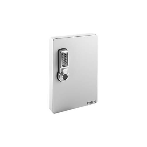 8712907005133 - Schlüsselschrank Elektronikschloss 24 Haken lichtgrau