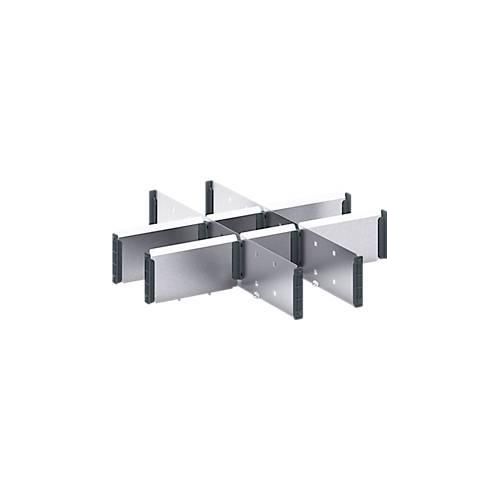 5039350026779 - Trennwände bott verso für Schubladen für Fronthöhe 100 125 mm B 525 x T 550 x H 77 mm Stahlblech 5039350026779 - Trennwände bott verso für Schubladen für Fronthöhe 100 125 mm B 525 x T 550 x H 77 mm Stahlblech