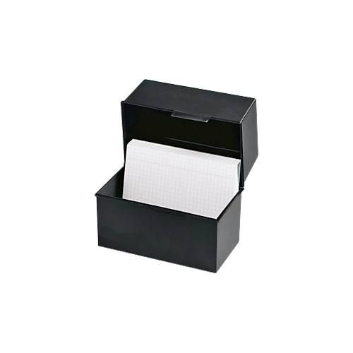 4012473975132 - Karteikasten 228 x 171 x 102 cm (B x H x T) DIN A5 quer 500 Karten Polystyrol schwarz 4012473975132 - Karteikasten 228 x 171 x 102 cm (B x H x T) DIN A5 quer 500 Karten Polystyrol schwarz